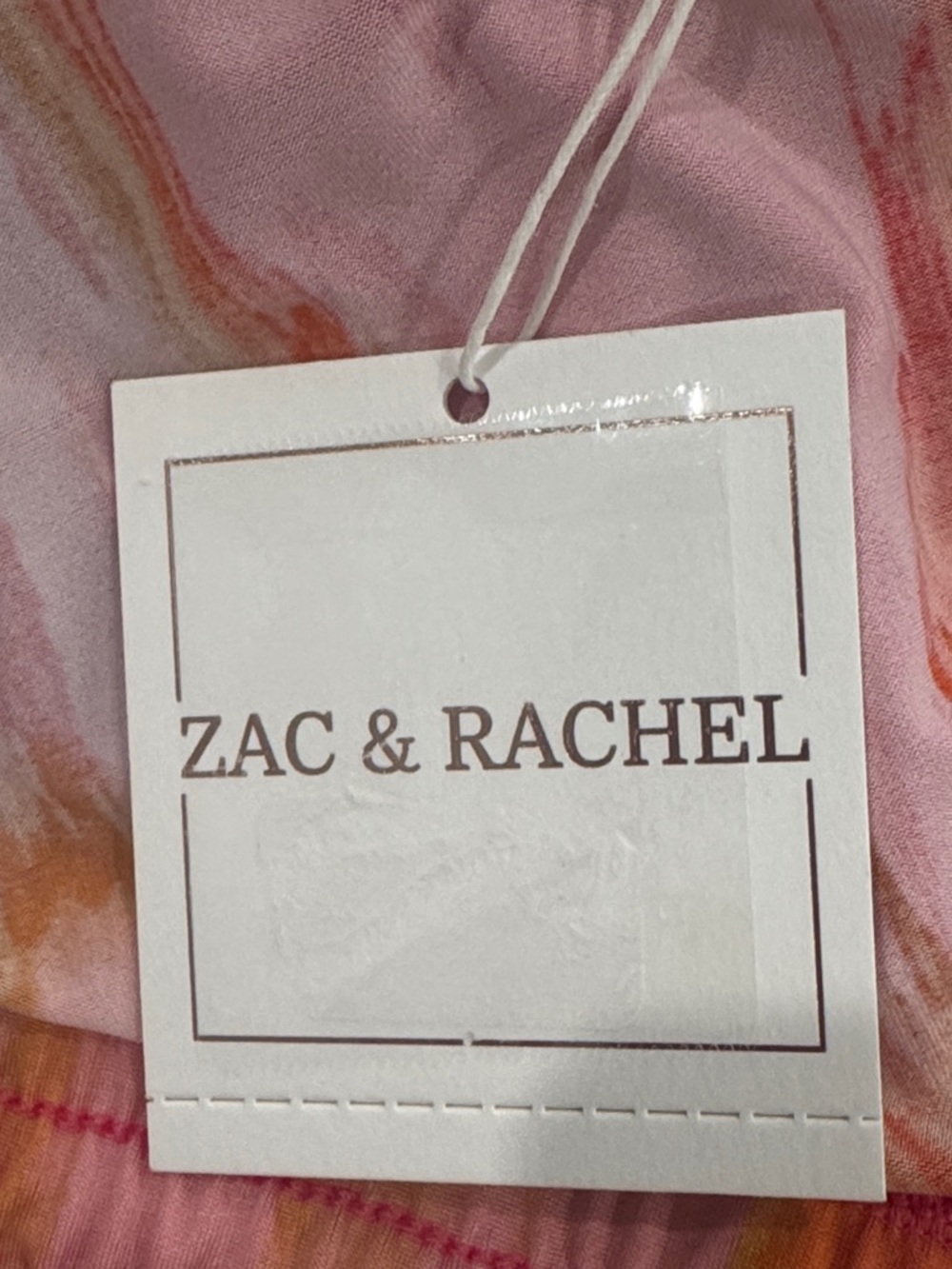 Zac & Rachel Hibiscus Pink Wide Leg Pants XL Resort Vacation NWT - Picture 7 of 7
